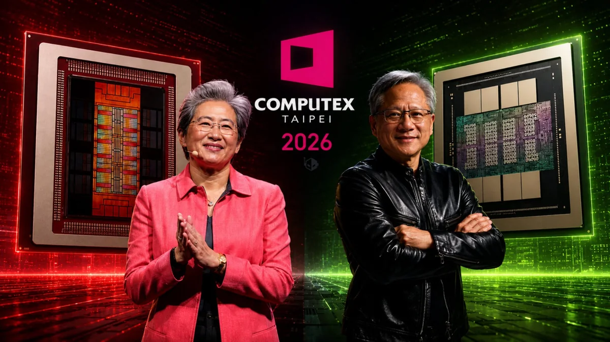 NVIDIA ve AMD CEO’ları Computex 2026 öncesi Taipei’de