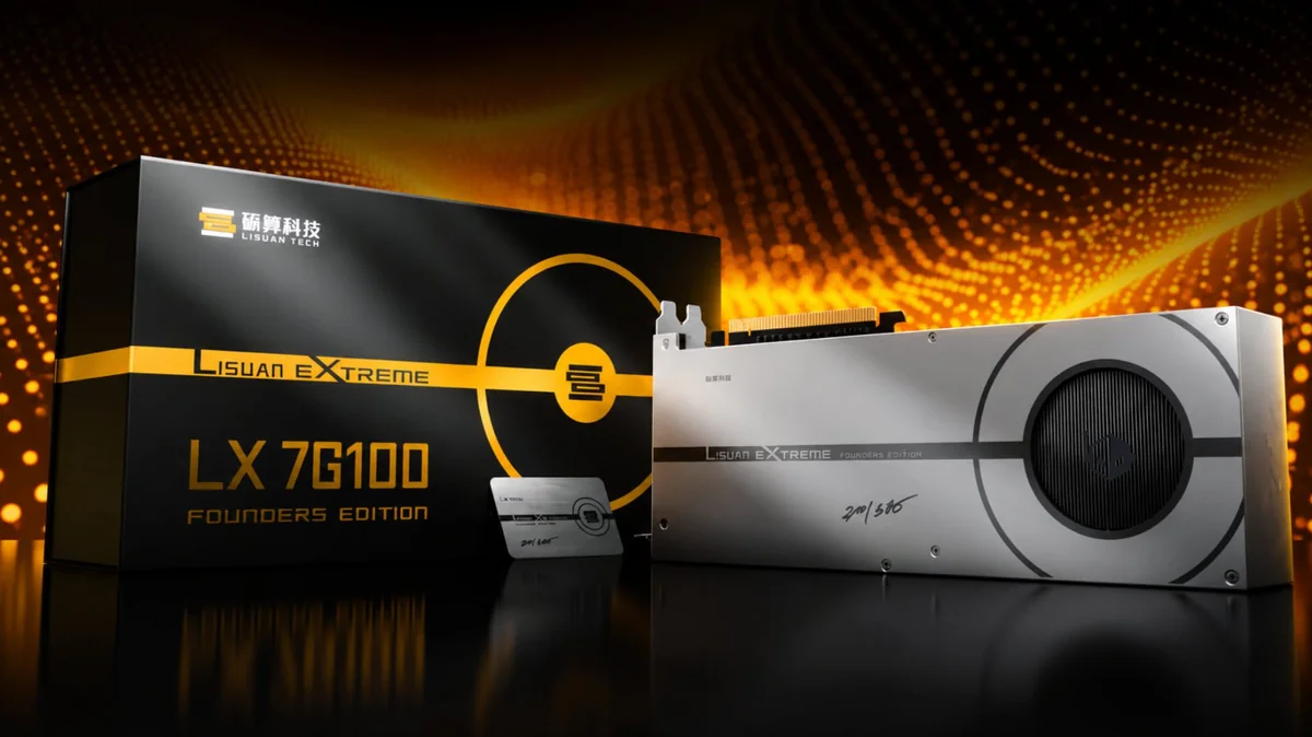 Lisuan 7G100 Extreme FE Çin’de çıktı, performansı zayıf kaldı