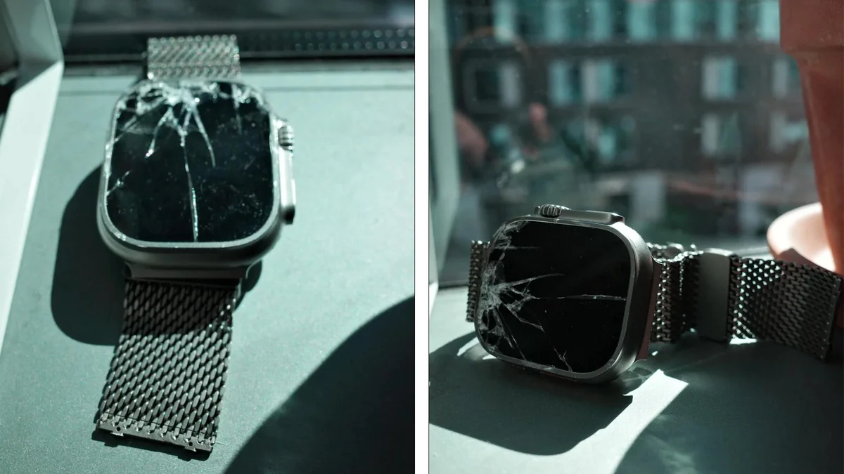 Apple Watch Ultra, bisiklet kazasında darbeyi üzerine aldı