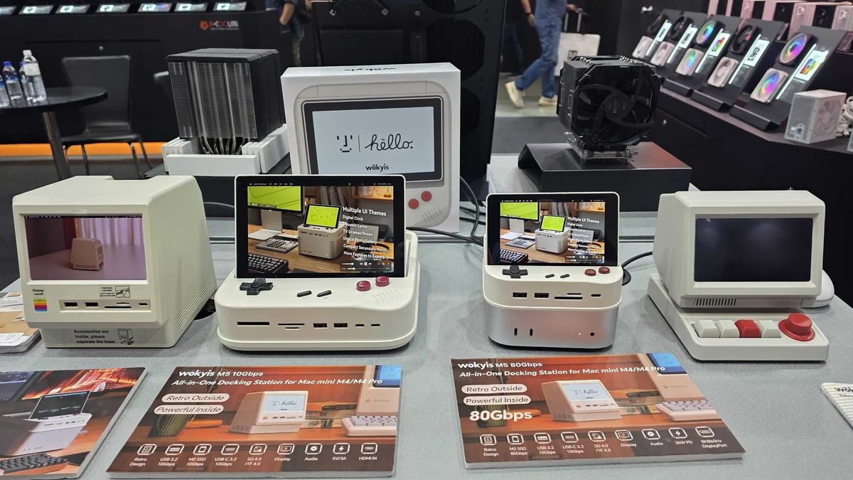 Wokyis, Mac Mini ve Mac Studio için NES tarzı dock gösterdi