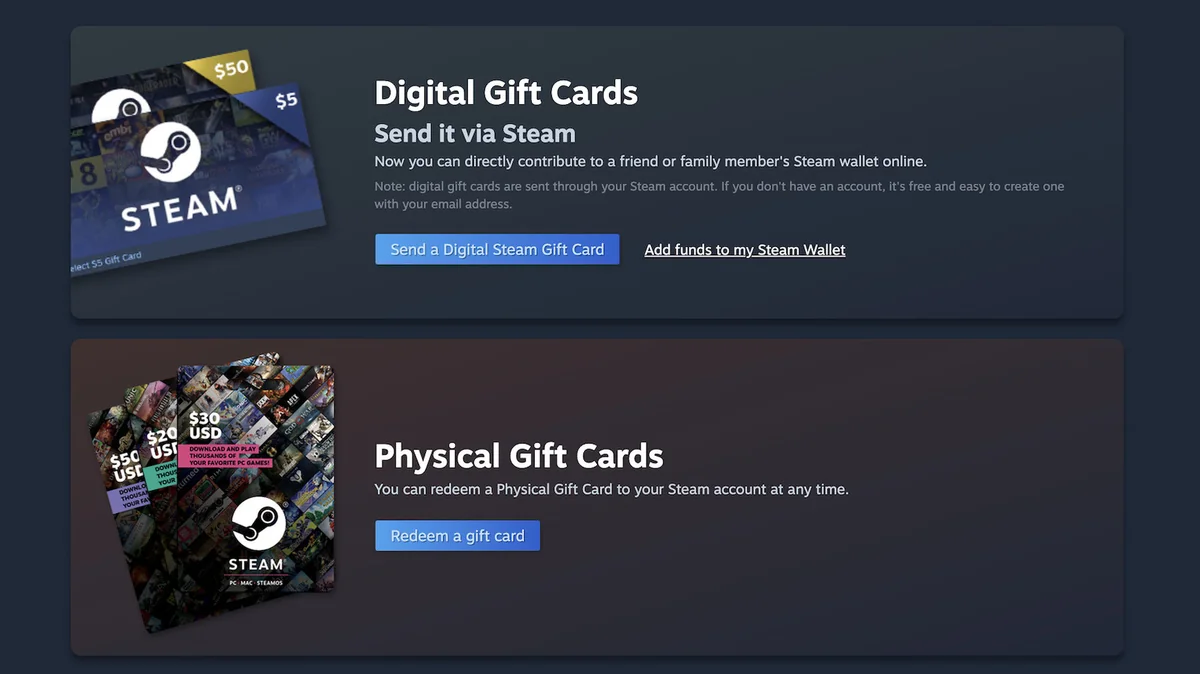Valve, dolandırıcılık nedeniyle fiziksel Steam kartlarını bitiriyor