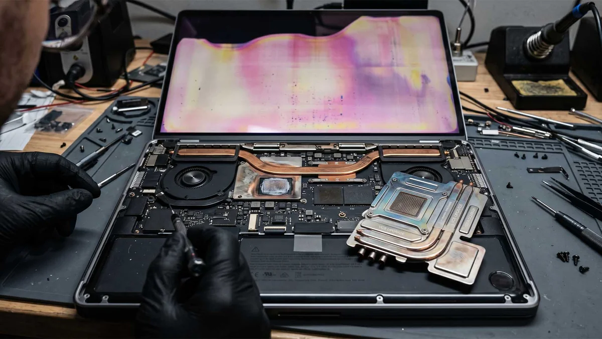 M5 Max MacBook Pro’da ısı, ekranda renk bozulması iddiası