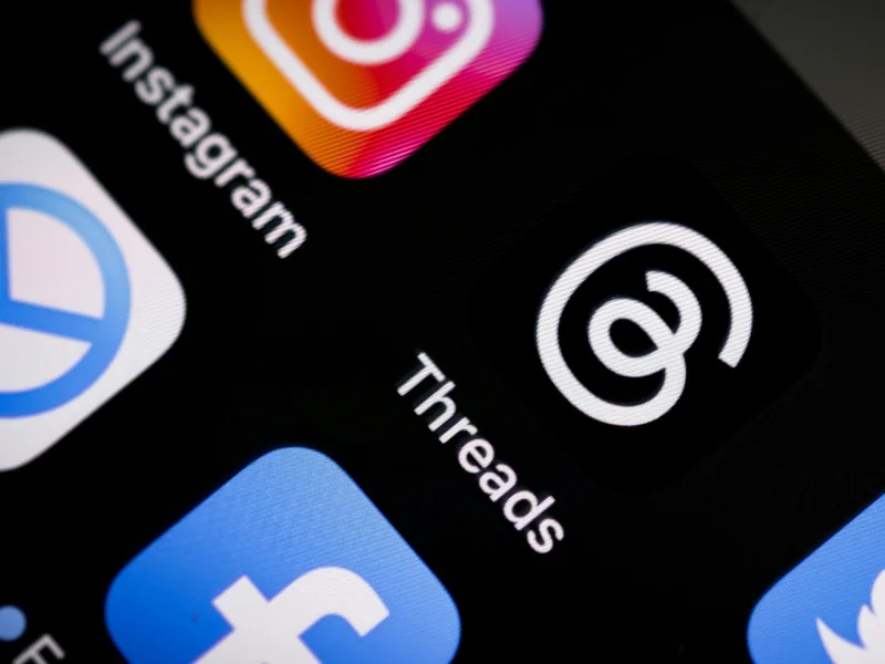 Close-up of mobile smartphone apps as Meta has launched Business Agent to automate conversational commerce workflows directly inside its messaging applications.