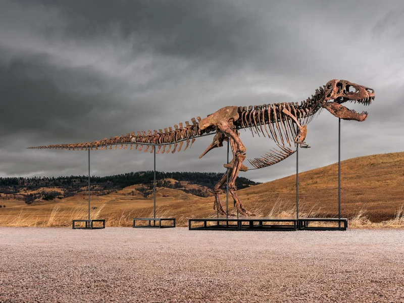 67 milyon yıllık T. rex iskeleti Gus, $30 milyona çıkabilir