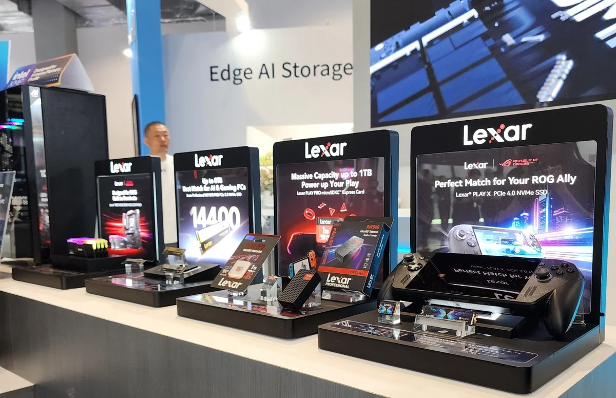 Lexar, Computex'te Gen5 SSD ve AI odaklı belleklerini tanıttı