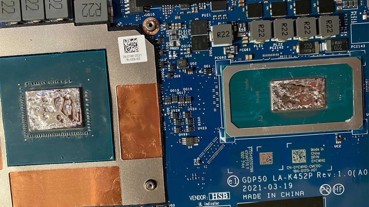 Lenovo Legion 7i servis sonrası sıvı metal nedeniyle bozuldu