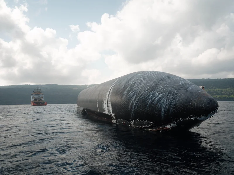 SpaceX, Starship’i splashdown sonrası inceleme için kurtardı