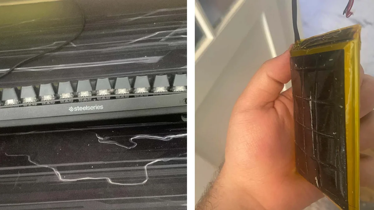 SteelSeries kablosuz klavyede şişen pil kablolu kullanımı da kesiyor