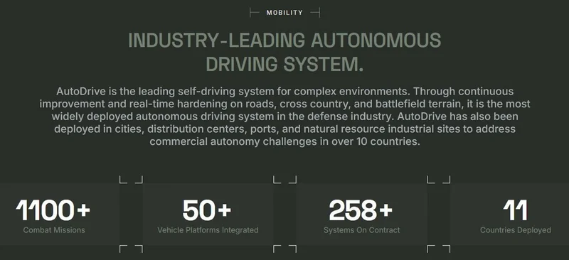 Forterra AutoDrive system