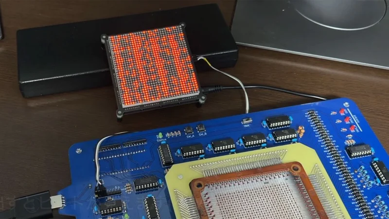 PC-to-PC USB magnetic core memory tests.