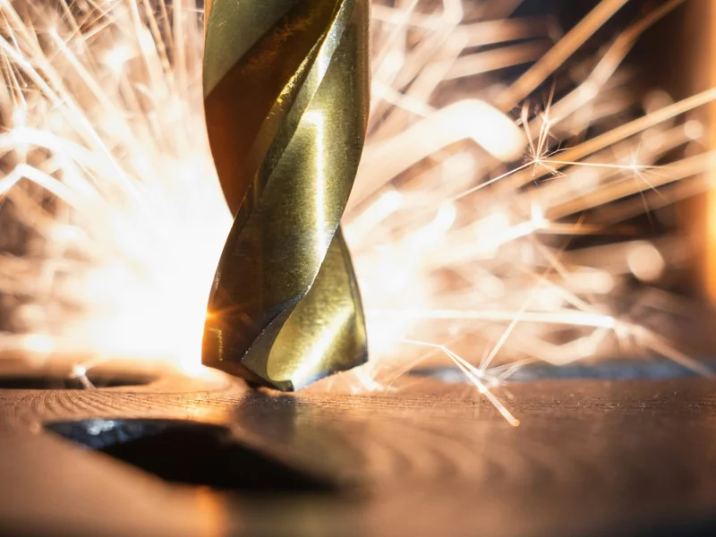 Drill bit close-up as CloudNC has secured $20 million in new capital to scale its AI precision machining technology across global supply chain networks.