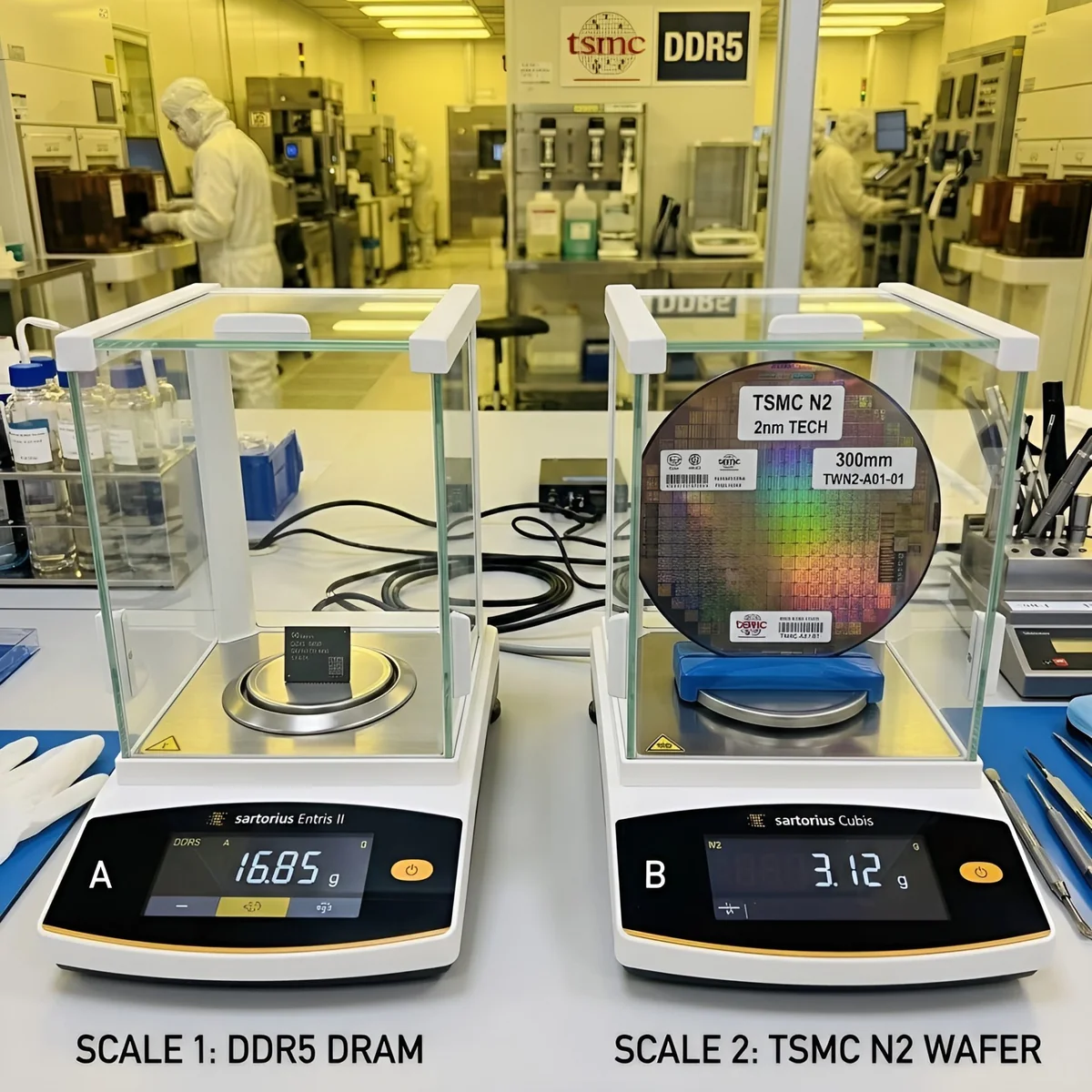 1b DRAM, mm² başına TSMC N2 wafer’dan daha pahalı
