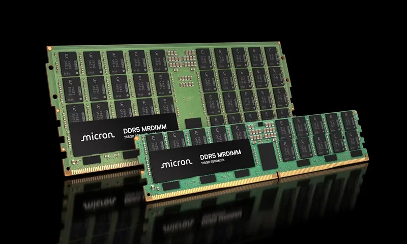 Micron, 512 GB DDR5 RDIMM ile 9200 MT/s hız gösterdi