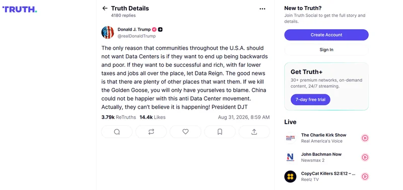 A Truth from Donald Trump.