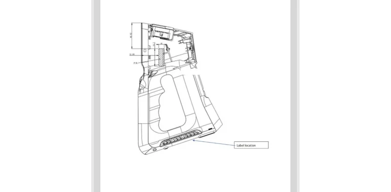 Drawing of S1 3D scanner in FCC filing