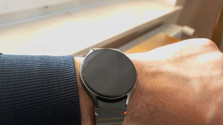 Galaxy Watch 7 worn on a wrist.